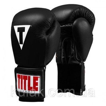 Рукавиці для спарингів TITLE Classic Leather Elastic Training Boxing Gloves 2.0 TBC-14 фото