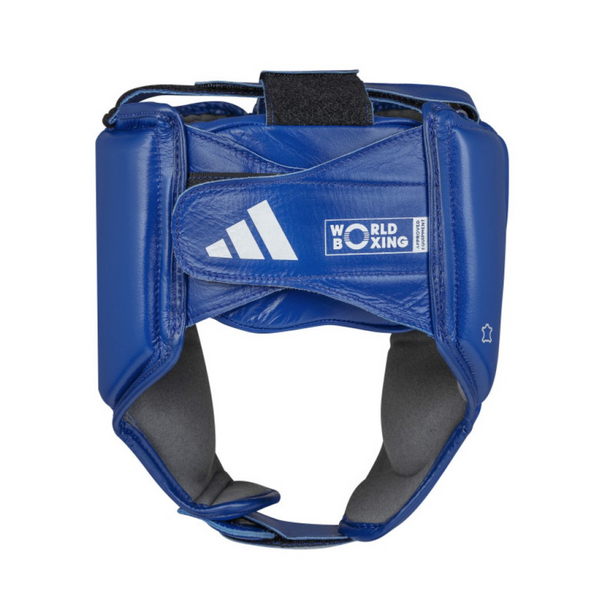 Боксерський шолом Adidas з ліцензією World Boxing WB-BLU-M фото