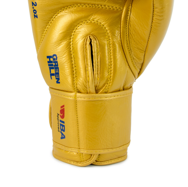 Рукавички боксерські &ldquo;SUPER STAR&rdquo; Gold Edition ліцензовані IBA GHIBAG-BL-12 фото