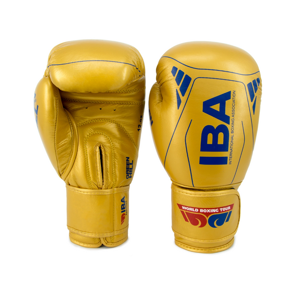 Рукавички боксерські &ldquo;SUPER STAR&rdquo; Gold Edition ліцензовані IBA GHIBAG-BL-12 фото