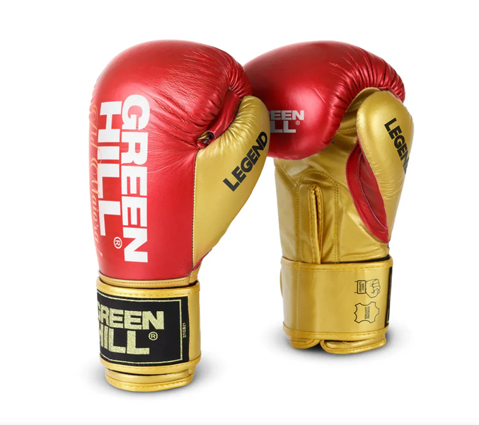 Боксерські рукавиці LEGEND PLATINUM Green Hill 16oz GHLPL-red16 фото