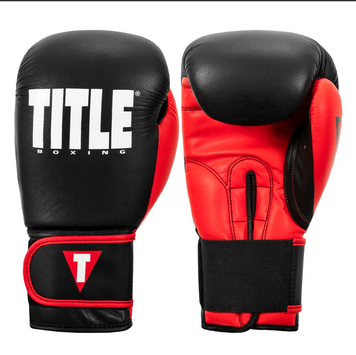 Тренувальні рукавиці Title Boxing Dynamic Strike Hook and Loop Heavy Bag Gloves XDBG 14 BK/BL фото
