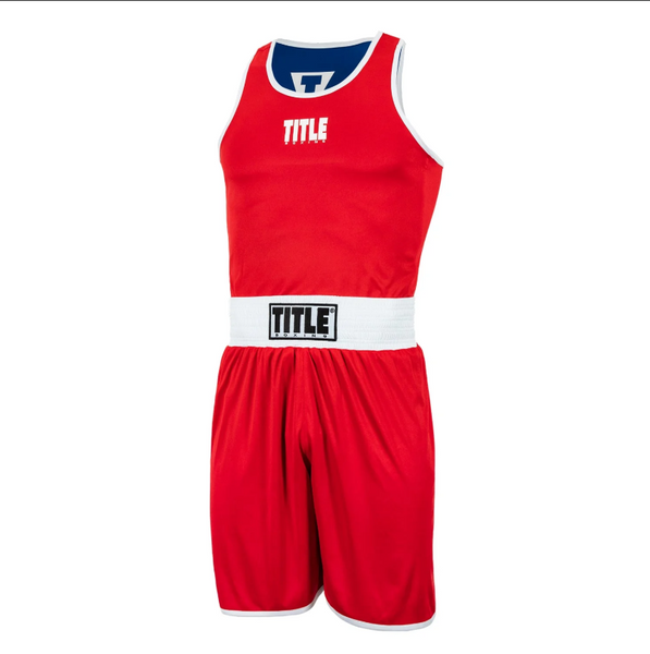 Двостороння форма TITLE Boxing Aerovent Elite Amateur Boxing Set 2.0 TBl фото