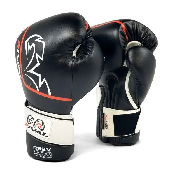 Боксерські рукавички RIVAL RS2V SUPER SPARRING GLOVES 2.0 RS2V-14bk фото